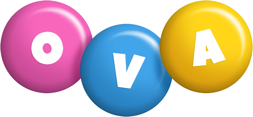 Ova candy logo