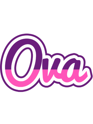 Ova cheerful logo
