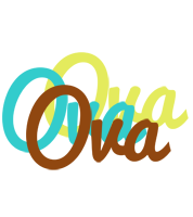 Ova cupcake logo