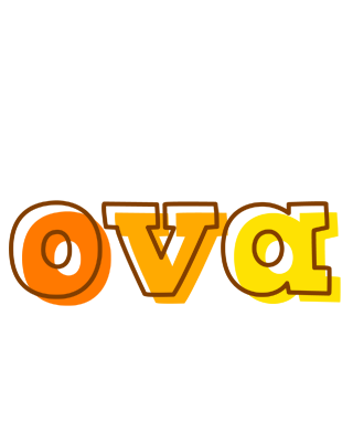 Ova desert logo