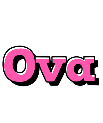 Ova girlish logo