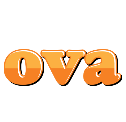 Ova orange logo