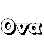 Ova snowing logo