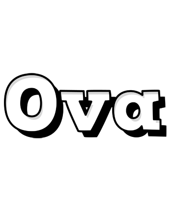 Ova snowing logo