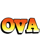 Ova sunset logo