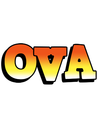 Ova sunset logo