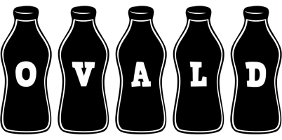 Ovald bottle logo