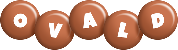 Ovald candy-brown logo