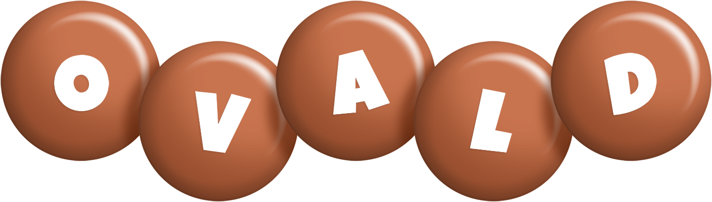 Ovald candy-brown logo