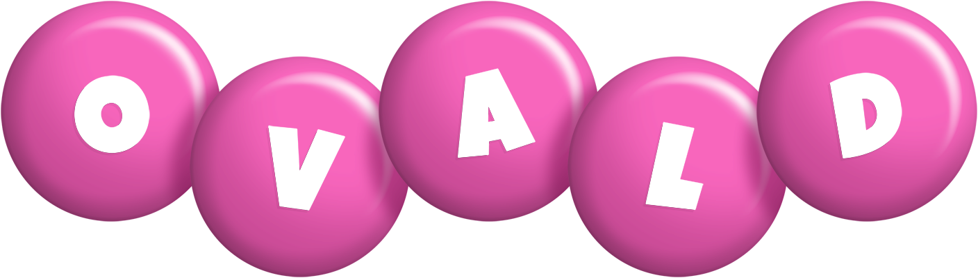 Ovald candy-pink logo