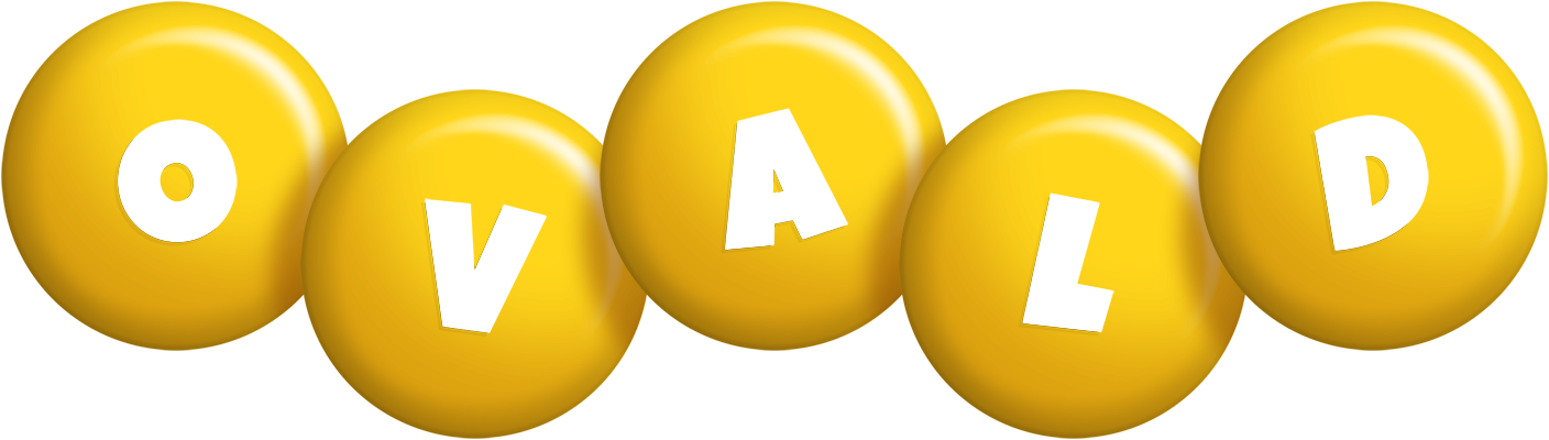 Ovald candy-yellow logo