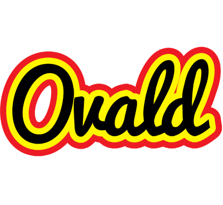 Ovald flaming logo