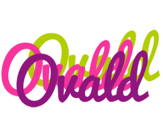 Ovald flowers logo