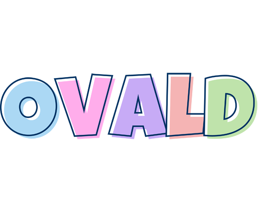 Ovald pastel logo
