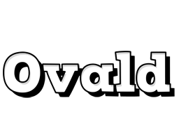 Ovald snowing logo