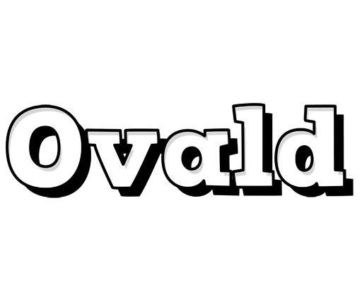 Ovald snowing logo