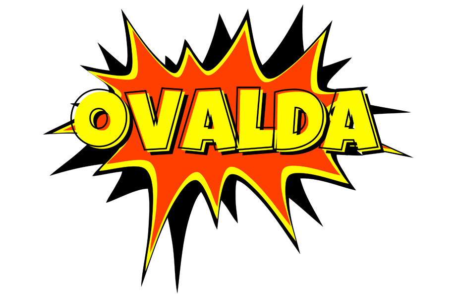Ovalda bazinga logo