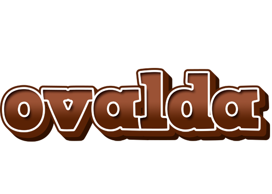 Ovalda brownie logo