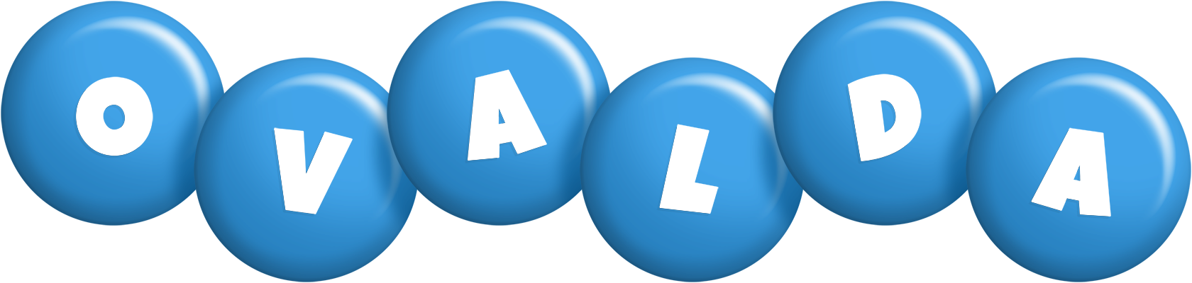 Ovalda candy-blue logo