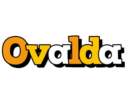 Ovalda cartoon logo