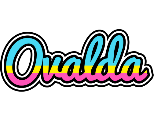 Ovalda circus logo