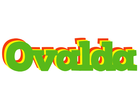 Ovalda crocodile logo