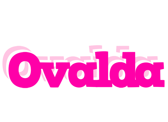 Ovalda dancing logo