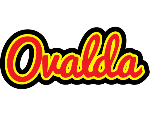 Ovalda fireman logo