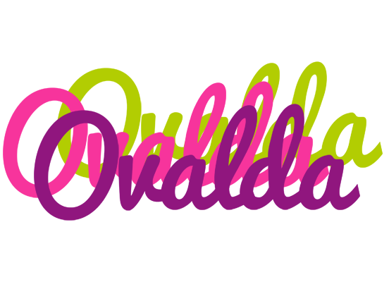 Ovalda flowers logo