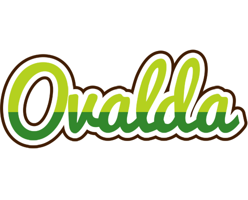 Ovalda golfing logo