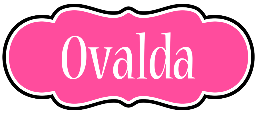 Ovalda invitation logo