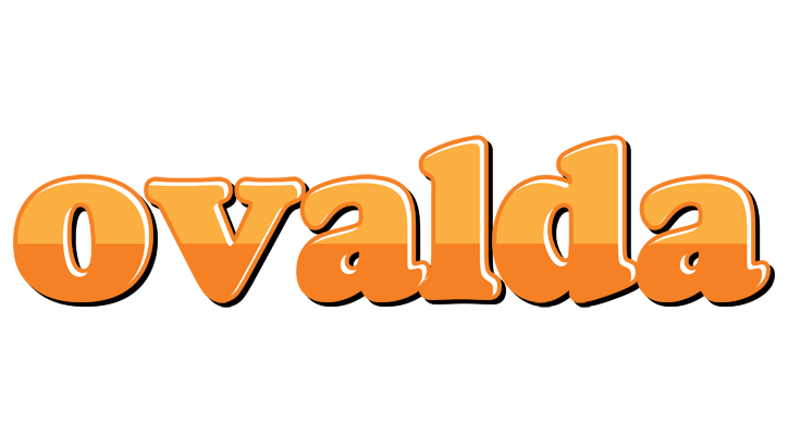 Ovalda orange logo