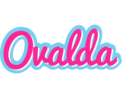 Ovalda popstar logo