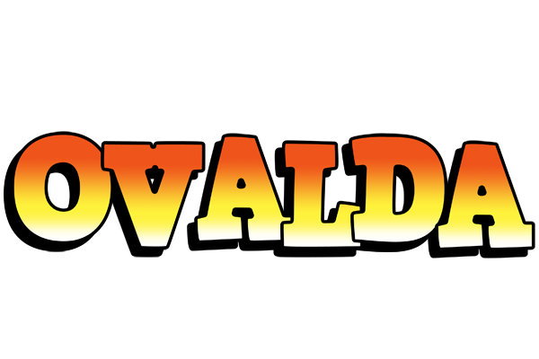 Ovalda sunset logo