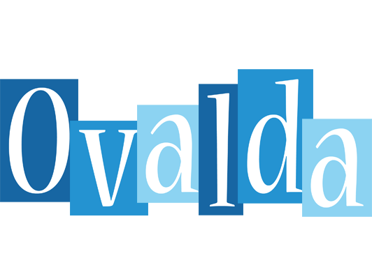 Ovalda winter logo