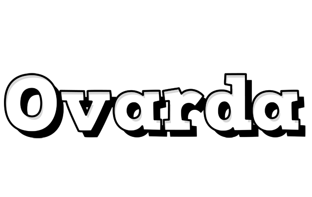 Ovarda snowing logo