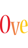 Ove birthday logo