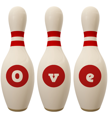 Ove bowling-pin logo