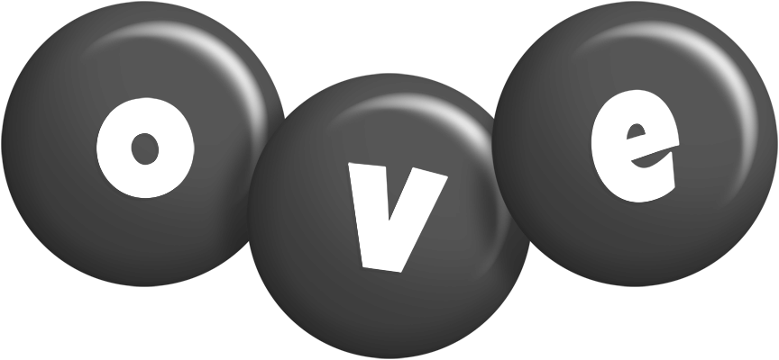 Ove candy-black logo