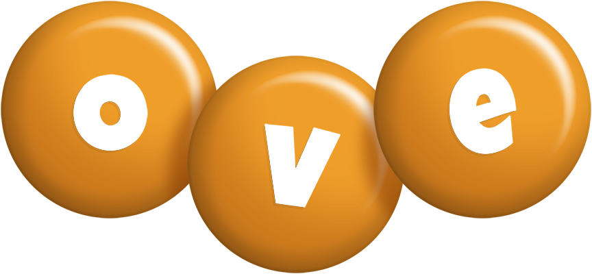 Ove candy-orange logo