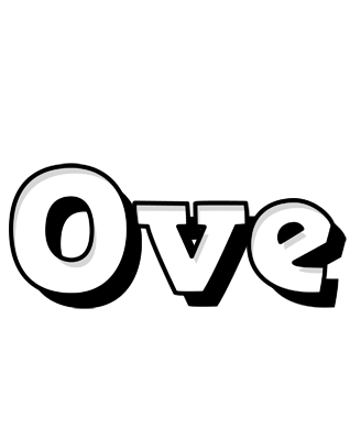 Ove snowing logo