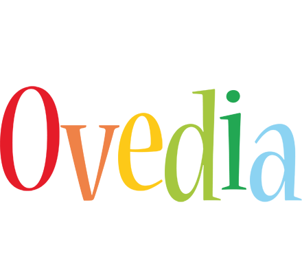 Ovedia birthday logo