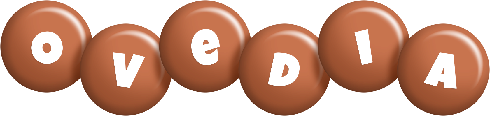 Ovedia candy-brown logo