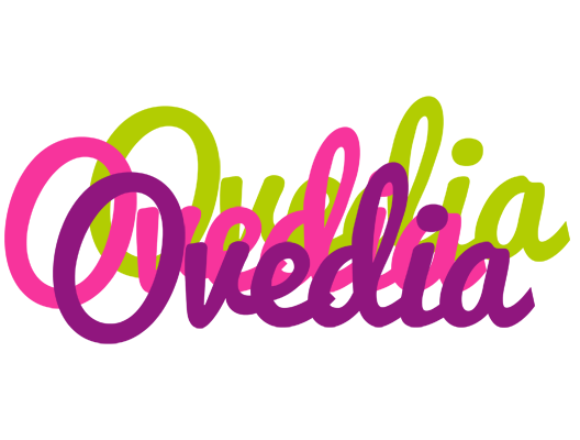 Ovedia flowers logo