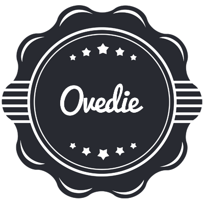 Ovedie badge logo