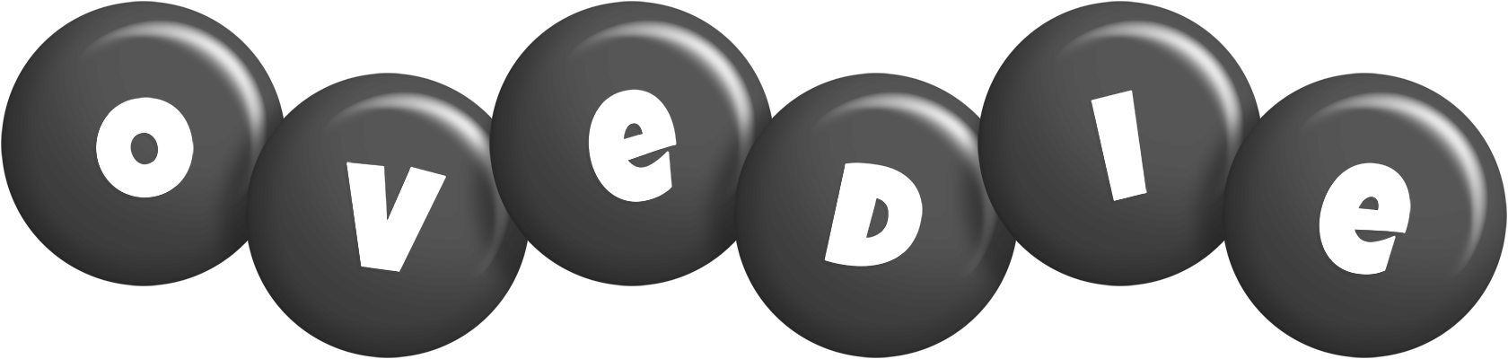 Ovedie candy-black logo