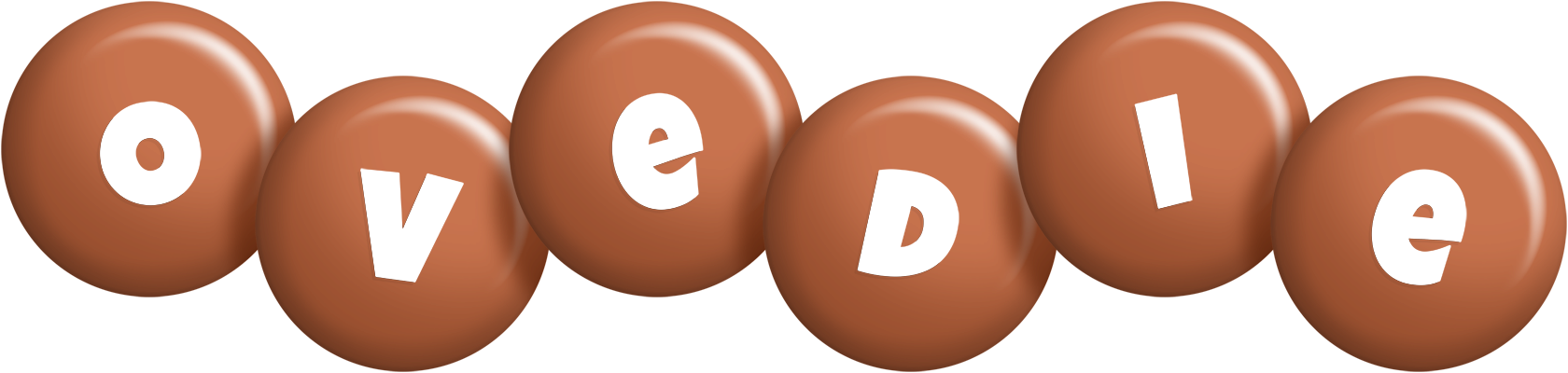 Ovedie candy-brown logo