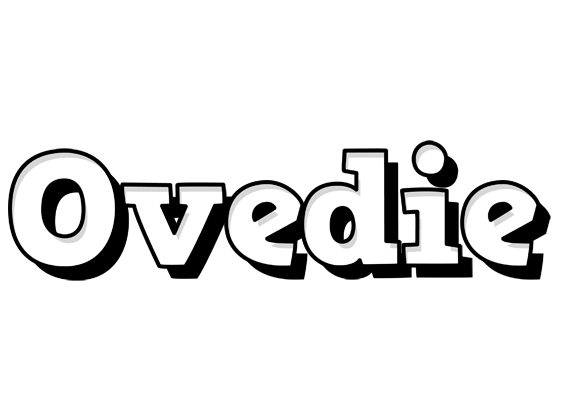 Ovedie snowing logo