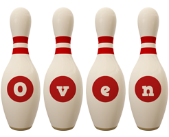 Oven bowling-pin logo