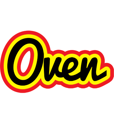 Oven flaming logo